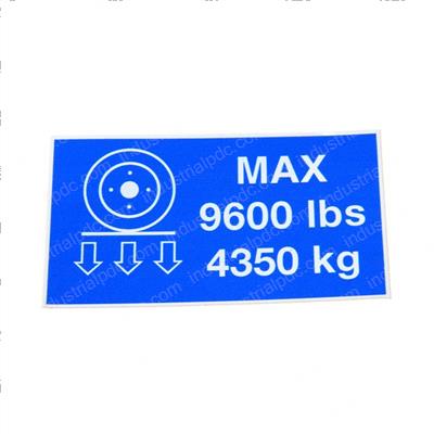 Picture of Decal - Max Wheel Load 4350kg