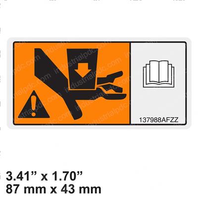 Picture of Decal - Crush Hazard