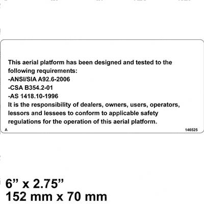 Picture of Decal - on/Off Slab Ansi