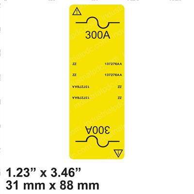 Picture of Decal - 300 Amp