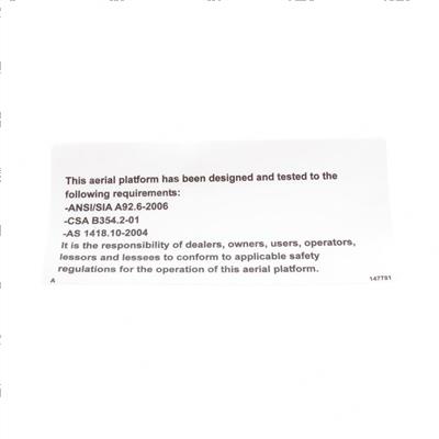 Picture of Decal - Vl Onoff Slab Ansi06