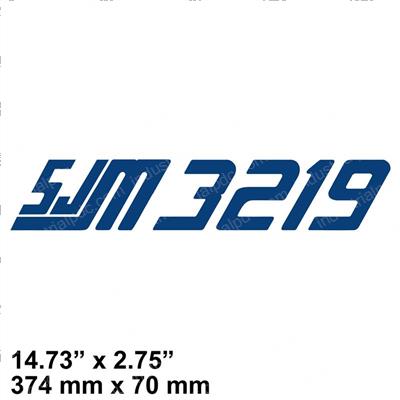Picture of Decal - Sjm 3219