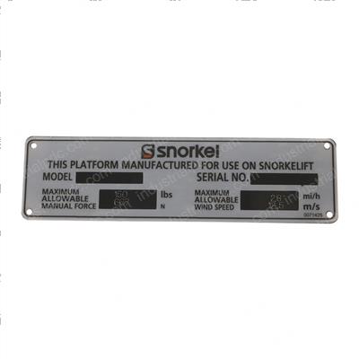 Picture of Decal - Platform