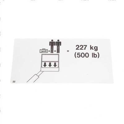 Picture of Decal -  Platform Capacity 500