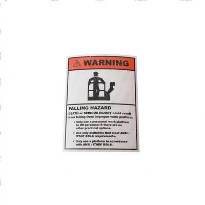 Picture of Warning Falling Hazard Label