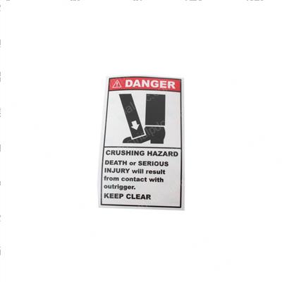 Picture of Label - Danger Crushing Hazard