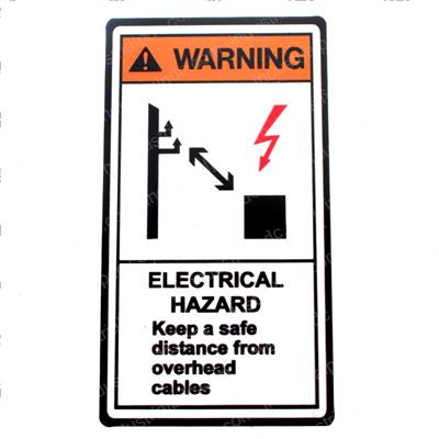Picture of Warning Elect. Haz Decal
