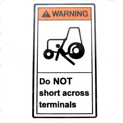Picture of Warning Start Decal