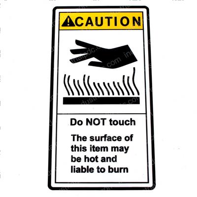 Picture of Decal - Caution  Do Not Touch