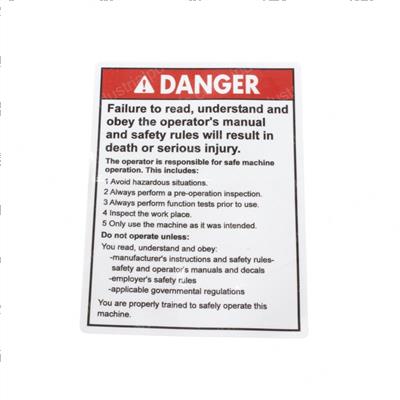 Picture of Decal Danger General Safety