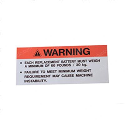 Picture of Warning Battery Replacement De