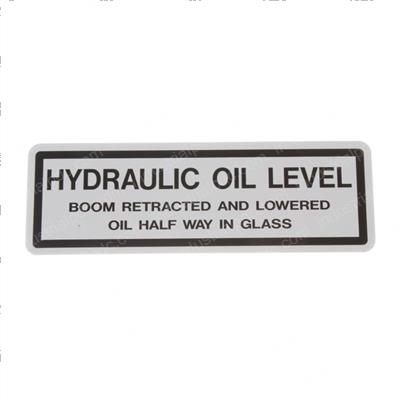 Picture of Decal  Hyd Oil Level