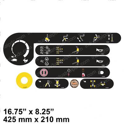 Picture of Decal Kit - Platform Console