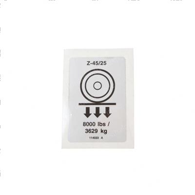 Picture of Decal - Wheel Load Z4525