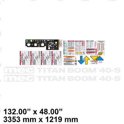 Picture of Decal Kit - Titan 40-S Ansi