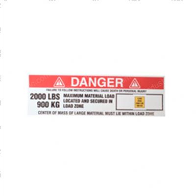 Picture of Decal - Warning Load Zone