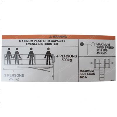 Picture of Decal - Platform Capacity