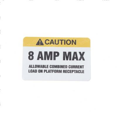 Picture of Decal 8 Amp Max.