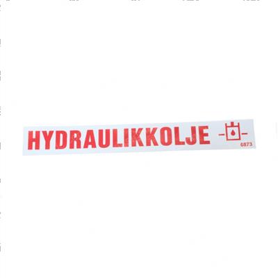 Picture of Decal - Norway Hydraulic Oil