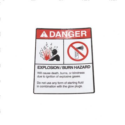 Picture of Decal - Dangerno Starting Fluid