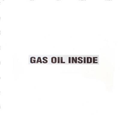 Picture of Decal - Gas Oil Inside Brit Air