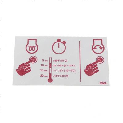 Picture of Decal - Glow Plug L/C