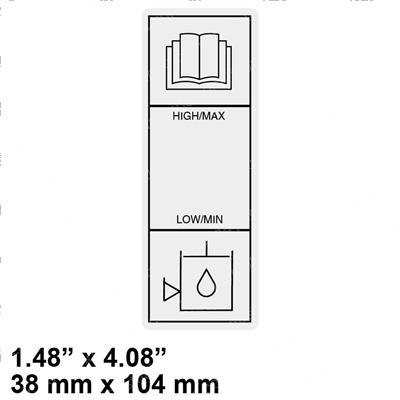 Picture of Decal - Hyd Oil Level
