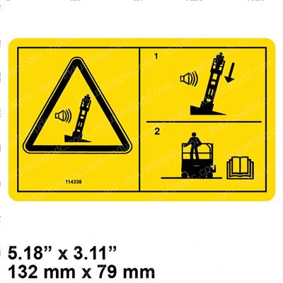 Picture of Decal - Tilt Alarm