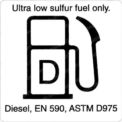 Picture of Decal - Diesel Fuel Only