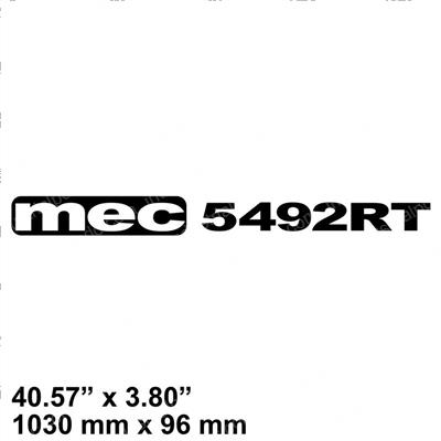 Picture of Decal - 5492rt Black
