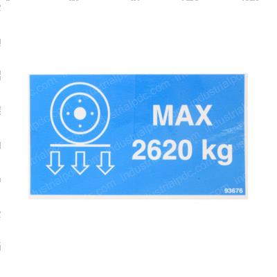 Picture of Decal - Wheel Load  3392rt