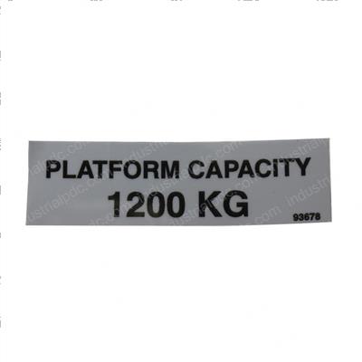 Picture of Decal - Capacity Small  3392rt