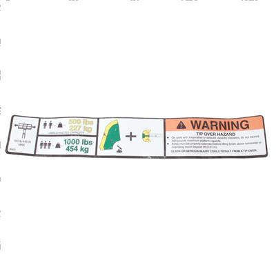 Picture of Decal - Warning Dual Cap.