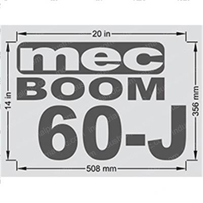 Picture of Decal- Mec Boom 60-J Door