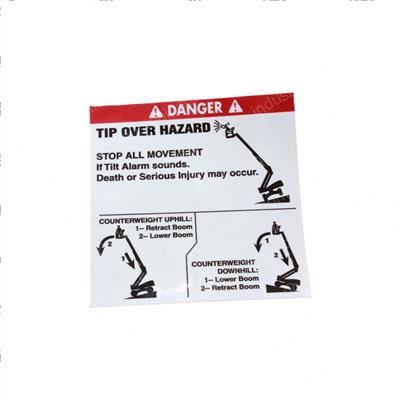 Picture of Decal - Danger Tip-Over