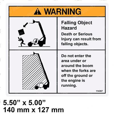 Picture of Decal - Falling Object