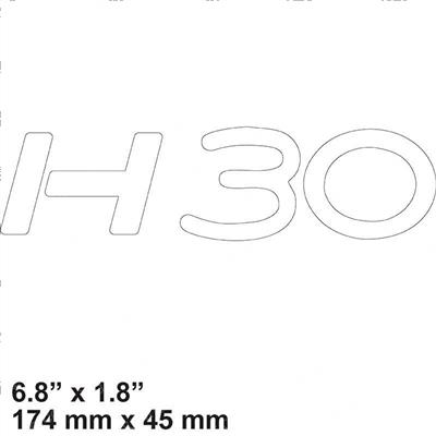 Picture of Decal - Model H30