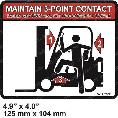Picture of Decal - 3-Point Contact