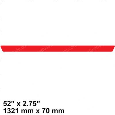 Picture of Decal - Red Reflective Stripe