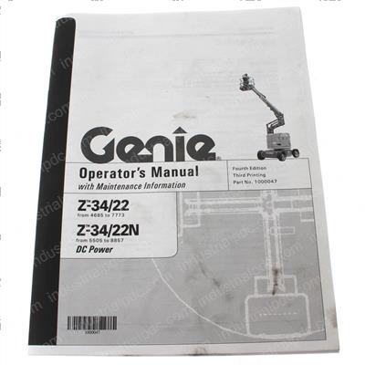 Picture of Manual - Oper Z34/34n 4th Ed