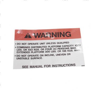 Picture of Decal - Operators 1000-300#