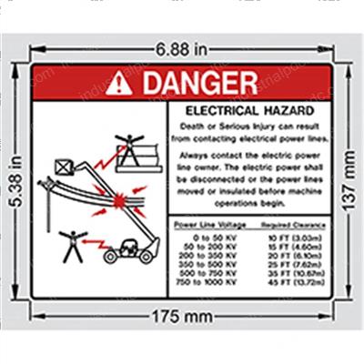 Picture of Decal - Elect Hazard