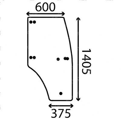 Picture of Tractor Cab Door Glasses