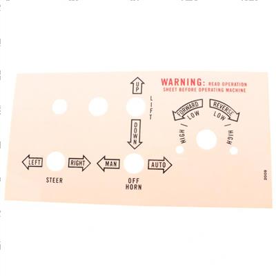 Picture of Decal - Control Box Operation