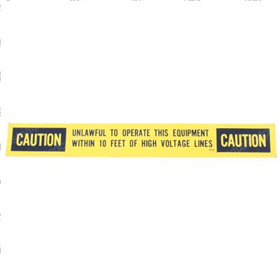 Picture of Decal - Caution High Voltage