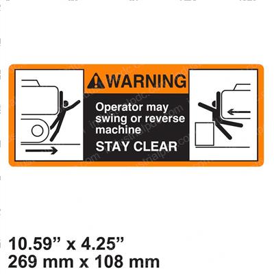 Picture of Decal - Warning Stay Clear