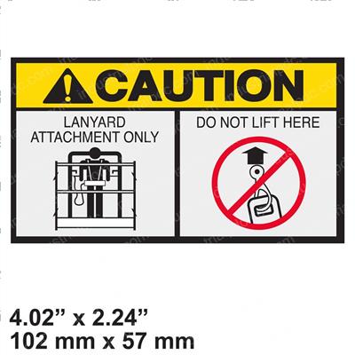 Picture of Decal - Safety Lanyard