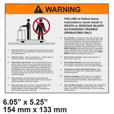 Picture of Decal - No Riders