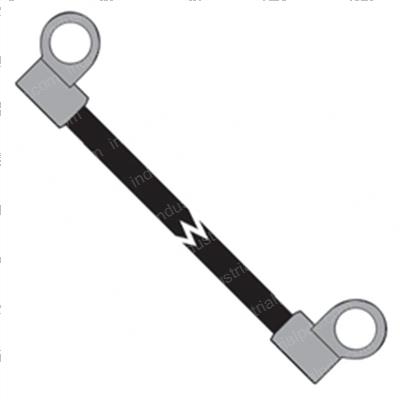 Picture of Cable - 2ga 10ft Blk Lh Sm Bor