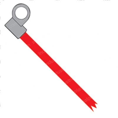 Picture of Leadhead - 2/0 Red 5 Ft Offset